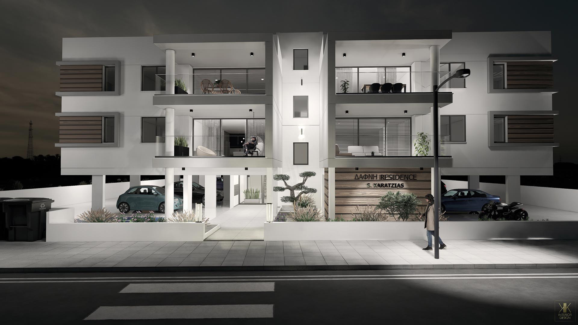 Interior view of Dafni Residences – KK Interior Design