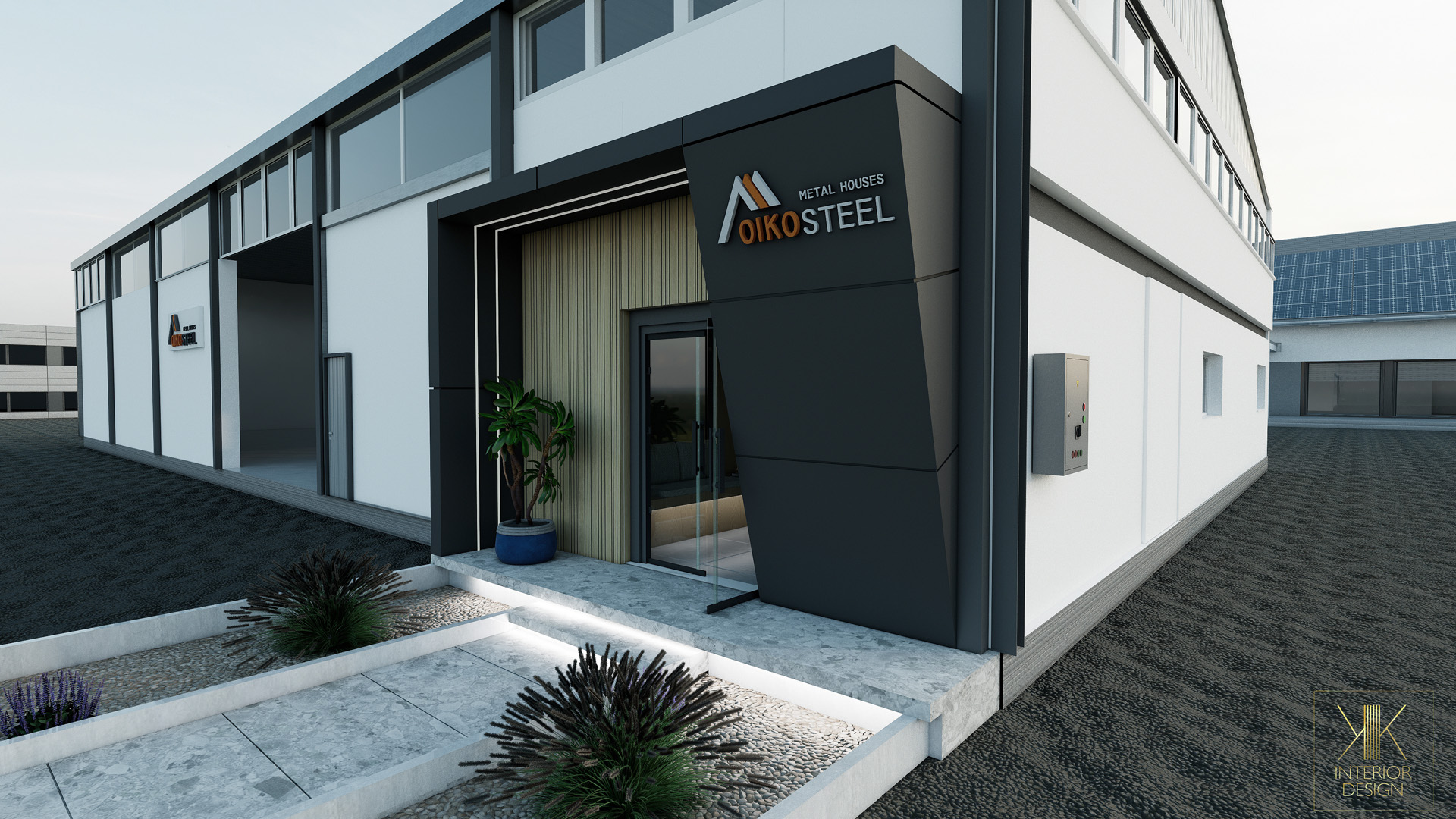 Interior view of Oiko Steel - Offices – KK Interior Design