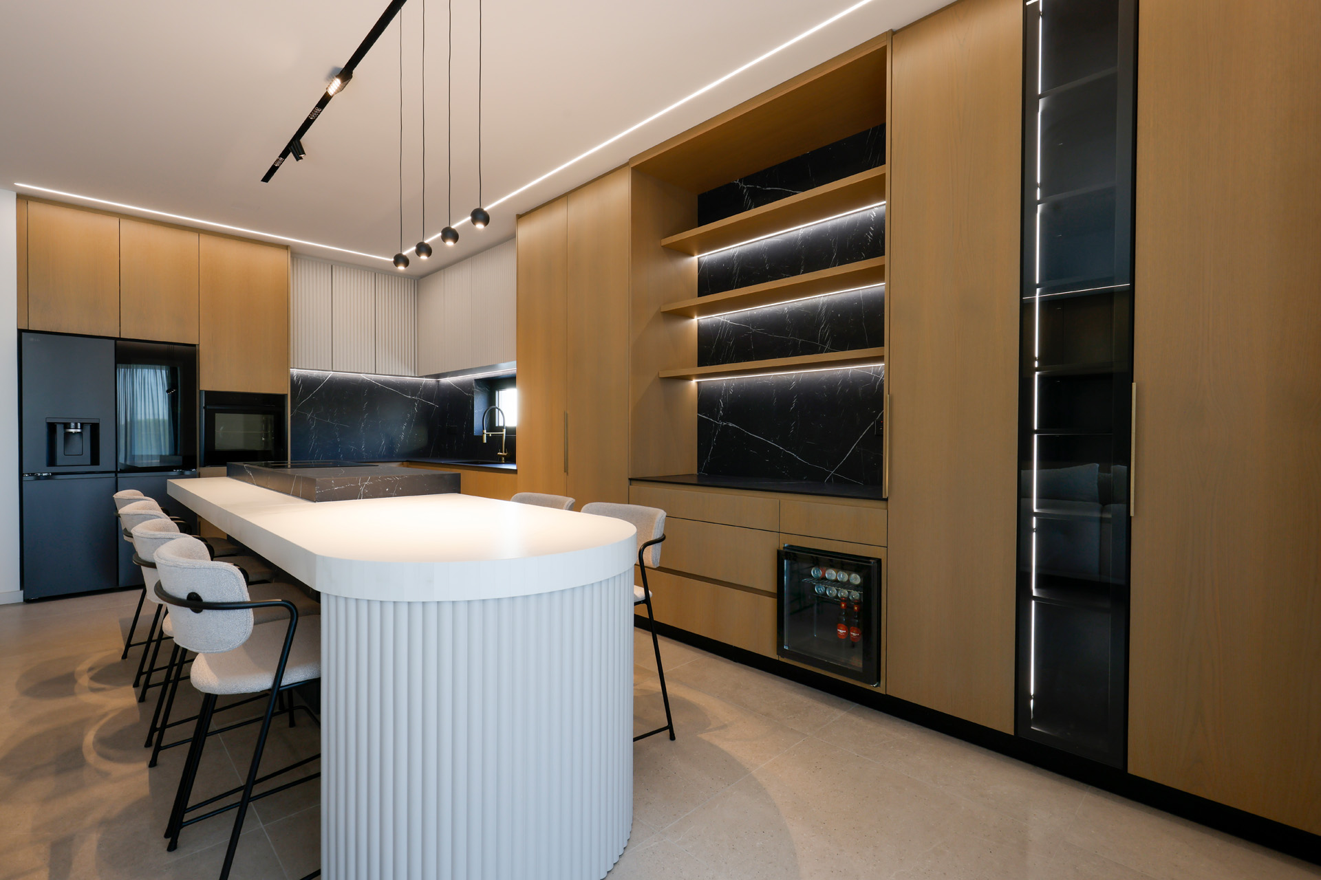Interior view of GE Penthouse – KK Interior Design