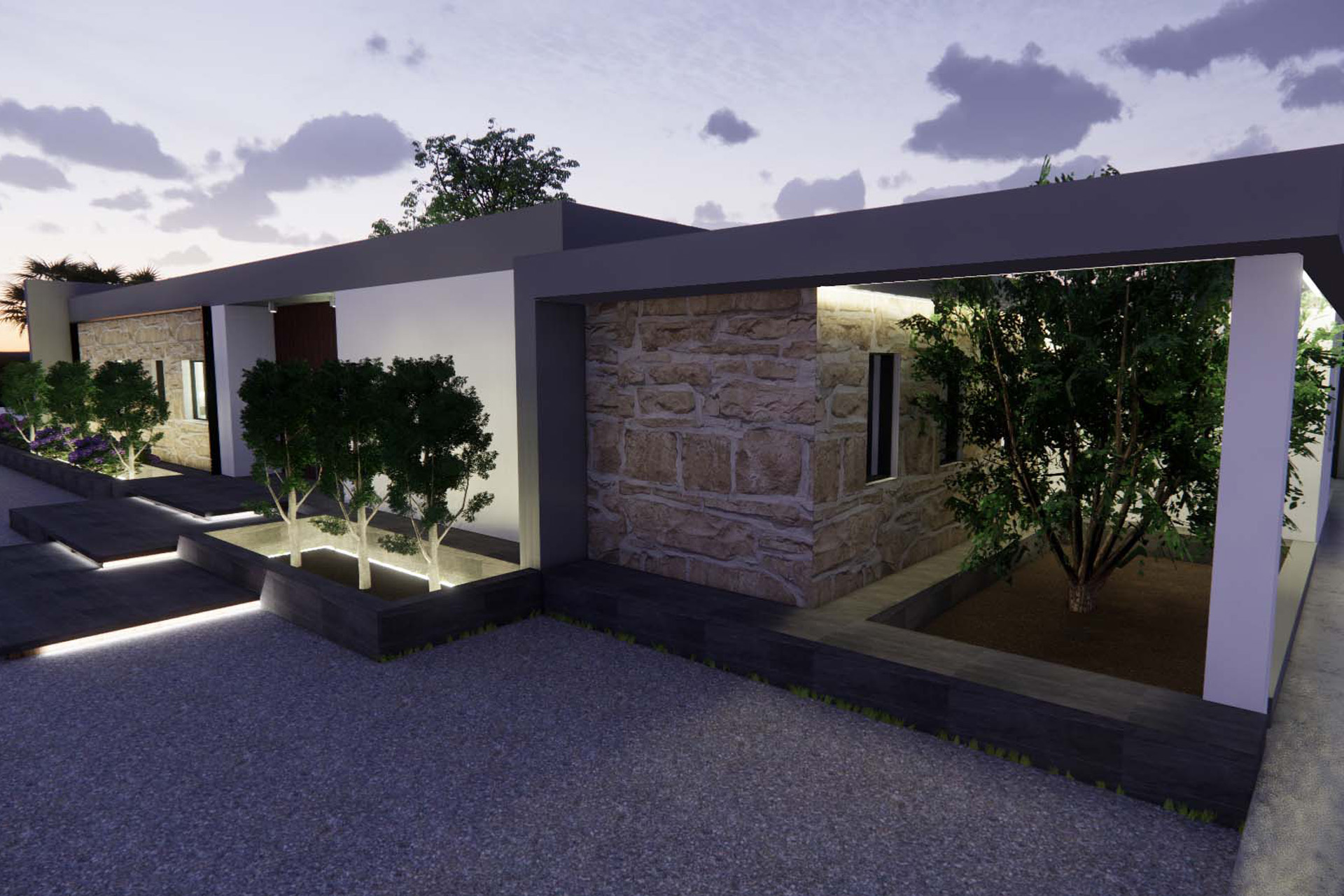 Interior view of Rock house – KK Interior Design